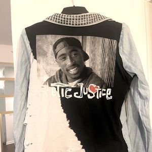 Custom 2Pac flannel ❤️‍🔥